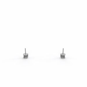Jeu de pinces de fixation Solange métal lisse gris aluminium pour poste Individuel - fixation frontale panneau H. 40 cm