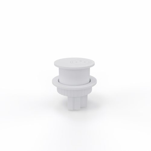 Obturateur diametre 80 cm avec connexion directeur en ABS ABS blanc