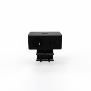 Boîtier prise noir 1PC +1 USBA +1 USBC version EU