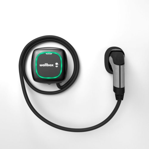Wallbox Pulsar Plus noir 11kW, Type 2, 7m câble OCPP