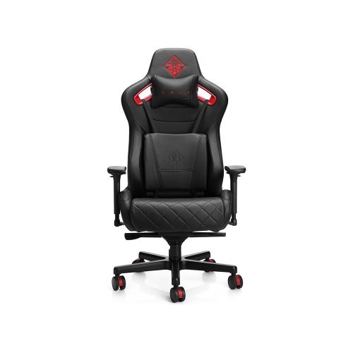 Fauteuil Gaming HP Omen Citadel Noir et Rouge. Confortable design Sportif durable s adapte a la morphologie, coussins très épais 6KY97AA