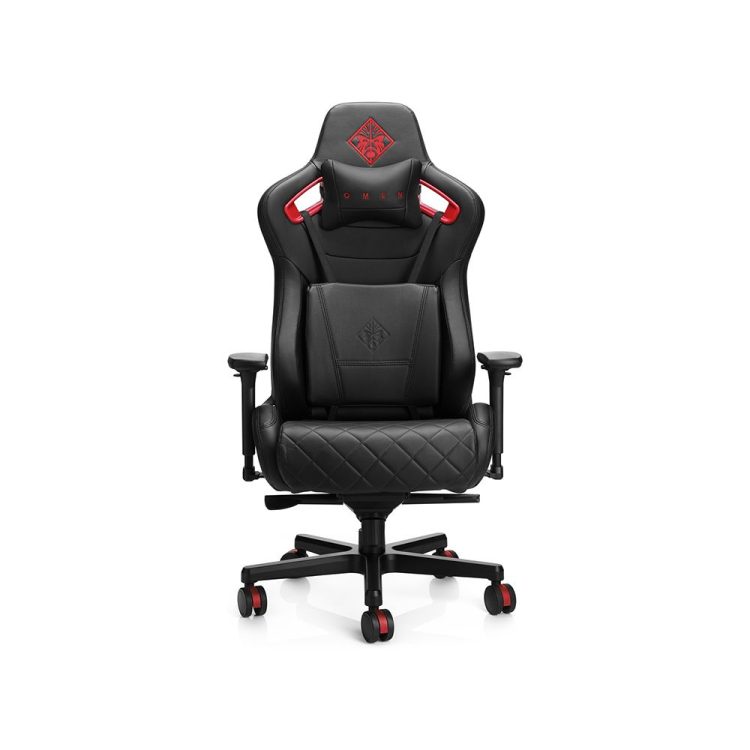 Fauteuil Gaming HP Omen Citadel Noir et Rouge. Confortable design Sportif durable s adapte a la morphologie, coussins très épais 6KY97AA