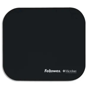 FELLOWES Tapis de souris antibactérien Noir Microban 5933907