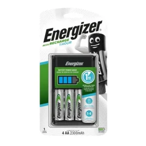 ENERGIZER Chargeur 1h 4 piles AA 2300 mAh