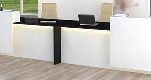 Comptoir d'accueil Palermo, blanc/ antracite