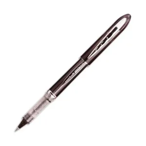UNI-BALL Stylo roller pointe métal fine encre liquide Noire VISION ELITE UB200