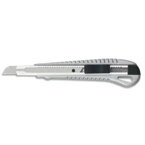 WONDAY Cutter tout métal pour lame de 18mm, prise en main ergonomique, bouton pressoir autobloquant