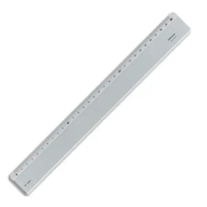 MINERVA Règle plate biseau anti-tâche en altuglas 30 cm