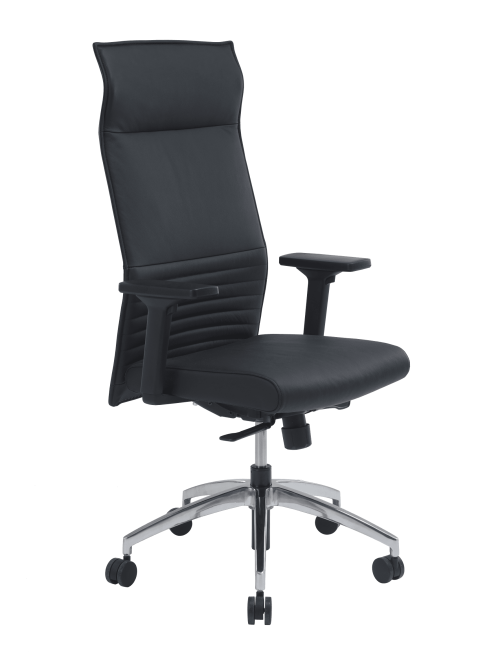 Fauteuil président synchrone, blocable 4 positions Tension réglable, anti-retour