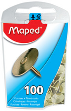 Maped Punaises, cuivrées, diamètre: 10 mm