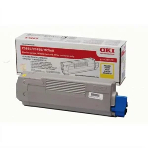OKI Cartouche toner Jaune 43865721