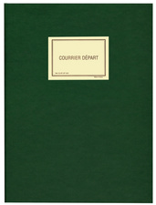 ELVE Registre "Courrier départ", 150 pages, 320 x 240 mm