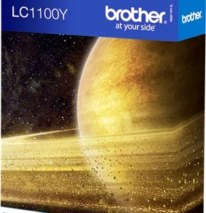 BROTHER cartouche Jet d'encre Jaune LC1100Y