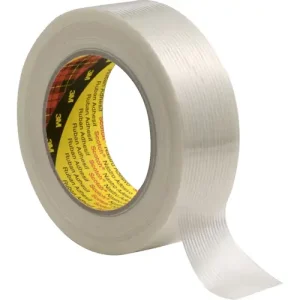 3M Ruban armé renforcé en fils de verre 131 microns - Dimensions : H50 mm x L50 mètres 22991
