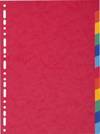 EXACOMPTA Intercalaires en carton, A4, 12 touches