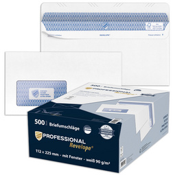 MAILmedia Enveloppe REVELOPE, 112 x 225 mm, sans fenêtre