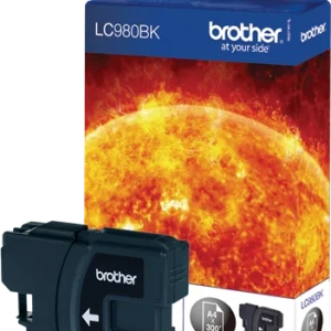 BROTHER Cartouche Jet d'encre Noire LC980BK