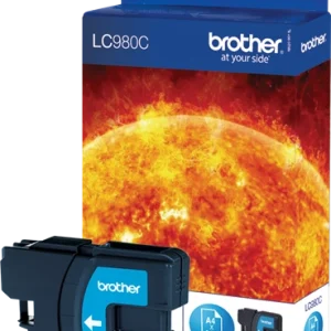 BROTHER Cartouche Jet d'encre Cyan LC980C