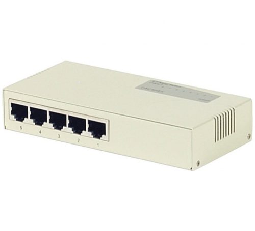 Switch Métal Réseau Ethernet - 5 ports 10/100