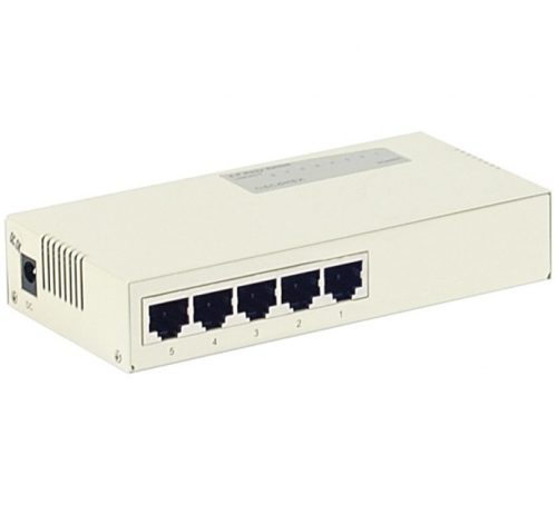 Switch Métal Réseau Ethernet - 5 ports 10/100