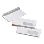 PERGAMY Boîte de 500 enveloppes Blanches 80g C5 162x229 mm fenêtre 45x100 mm auto-adhésives
