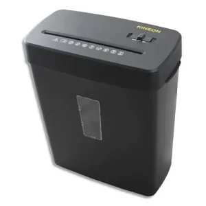 KINEON Destructeur de documents personnel C222P, coupe croisée 4x39mm, corbeille 13L, sécurité P-4