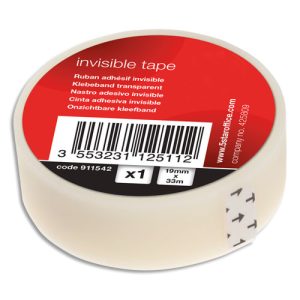 Ruban adhésif invisible 19x33mm PERGAMY