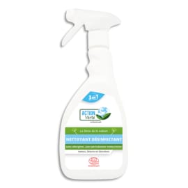 ACTION VERTE Spray de 500 ml nettoyant désinfectant multi-surfaces