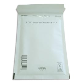 AIRPRO Paquet de 10 pochettes à bulles d'air Kraft Blanc, auto-adhésive, sans trous, Format 15 x 21,5 cm