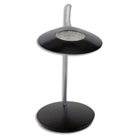 ALBA Lampe à Leds Aéro en aluminium Noir - Tête 23 cm, 1Bras L56 cm et Socle D19 cm