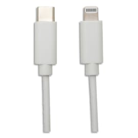 APM Câble Lightning certifié MFI / Type C 2 mètres Blanc