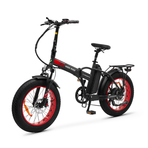 Vélo électrique pliable Argento MiniMax GT Moteur Bafang 48V/250W/80Nm , Batt 48V 12.8Ah, Dérailleur Shimano 7 vitesses. 25Km/h Pneu 20"