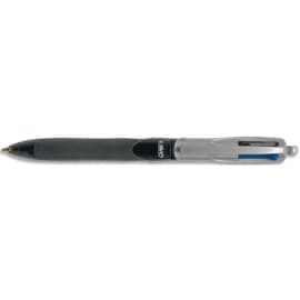 BIC 4 Couleurs Grip Pro Stylos-Bille Rétractables Pointe Moyenne (1,0 mm)