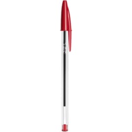 BIC Cristal Original Stylos-Bille Pointe Moyenne (1,0 mm) - Rouge