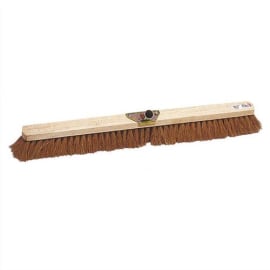 BROSSERIE THOMAS Balai coco d'intérieur monture en bois douille en métal Largeur 80 cm