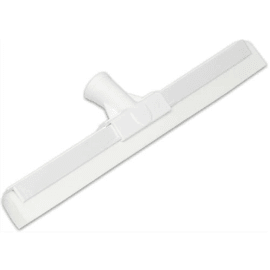 BROSSERIE THOMAS Raclette pour les sols en mousse non interchangeable, monture en PP L45 cm Blanche