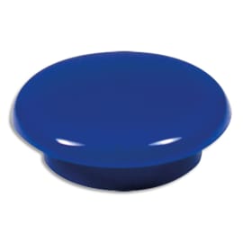Boîte de 16 aimants 11 mm ronds Bleu