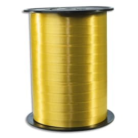 CLAIREFONTAINE Bobine bolduc de comptoir 500x0,7m. Coloris Or lisse