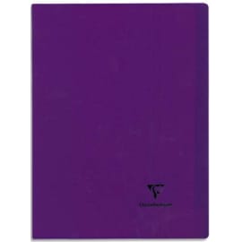 CLAIREFONTAINE Cahier KOVERBOOK piqûre 96 pages grands carreaux Séyès maxi format 24x32cm. Couv polypro.