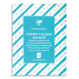 CLAIREFONTAINE Rouleau de papier calque satin 45g, format 0,37x20m