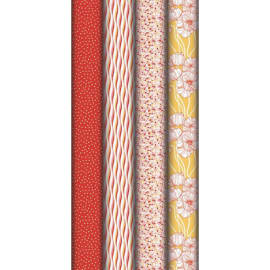 CLAIREFONTAINE Rouleau papier cadeau Excellia 80g. Dimensions 2x0,70m. Coloris multiples Motif Romance