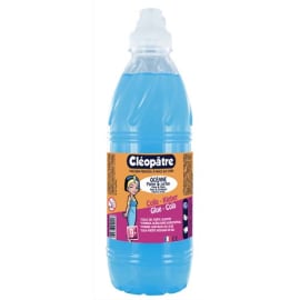 CLEOPATRE Colle synthétique transparente / colle Bleue Océane / Bidon de 1 litres