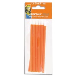 CLEOPATRE Sachet de 10 pinceaux à colle manche plastique