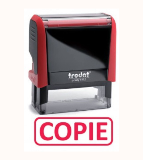 Trodat Tampon de texte X-print 4912 "COPIE"