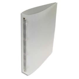 Classeur 4 anneaux polypropylène dos 4 cm Incolore