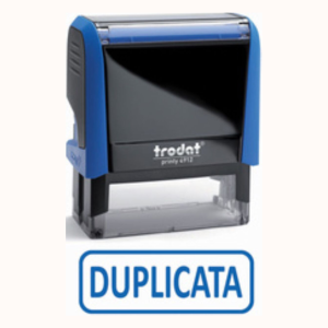 Trodat Tampon de texte X-print 4912 "DUPLICATA"