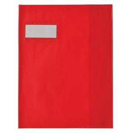 ELBA Protège cahier Format 17x22 cm Grain STYL'SMS 12/100e coloris Rouge