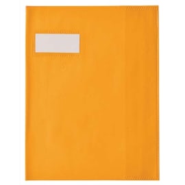 ELBA Protège cahier opaque Grain STYL'SMS 12/100° sans rabat marque-page 24x32 Orange