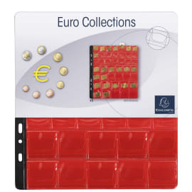 EXACOMPTA Sachet de 3 recharges pour album Pièces de monnaies
