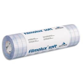 FILMOLUX Film adhésif repositionnable, transparent brillant 0,41x25m, 70 microns